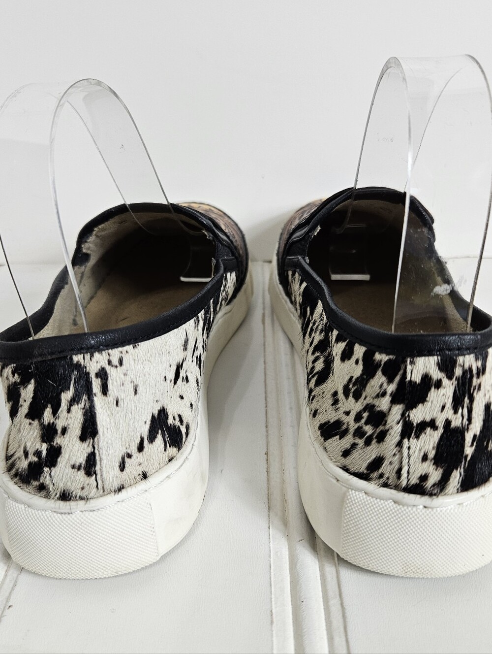 Myra Nehard Sneakers 8 Hand Tooled Leather Cowhide Sunflower Western Brown Black - Picture 5 of 16